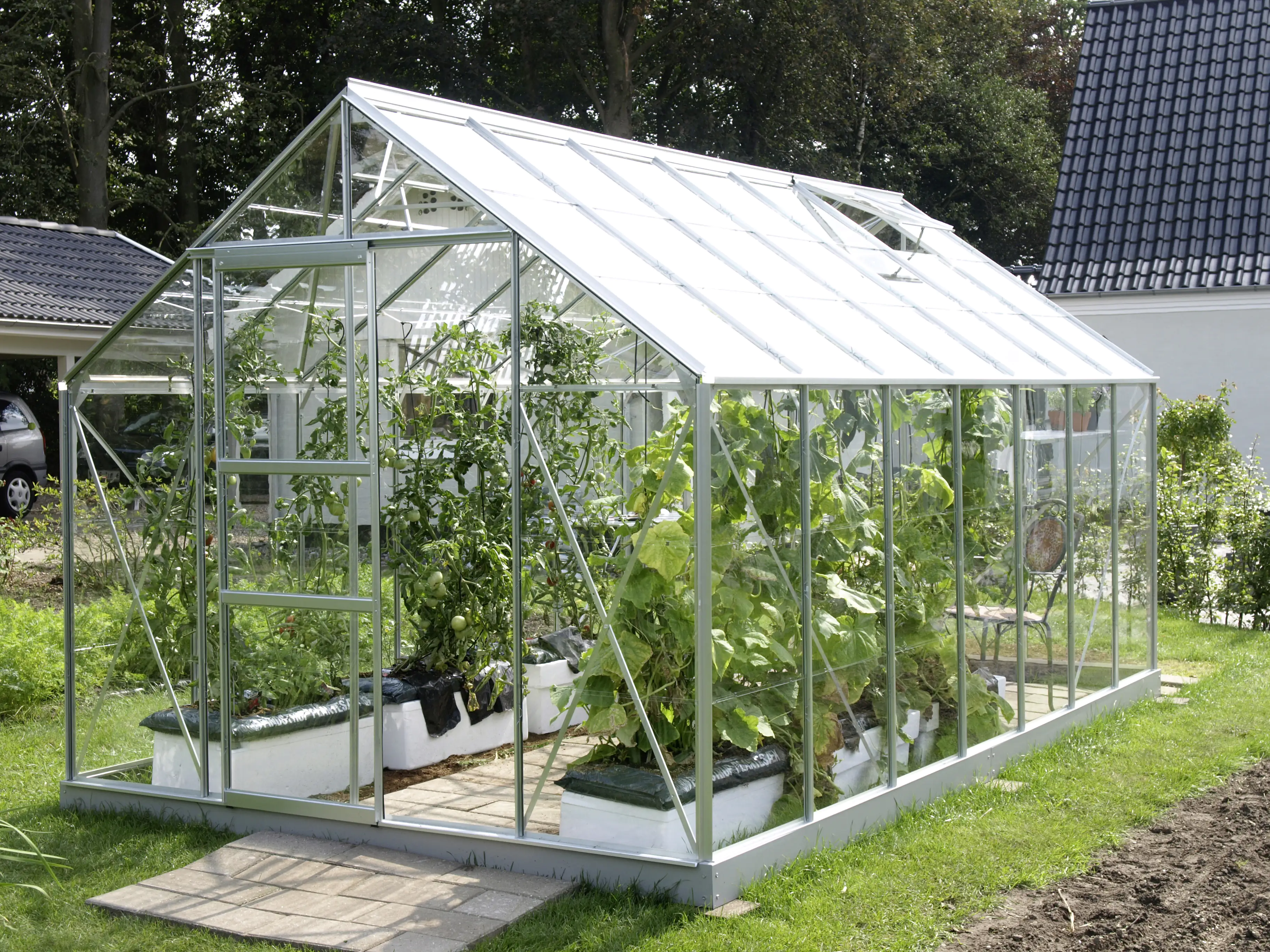 Vitavia Gewächshaus Merkur 9900 254 x 379 cm 3 mm Sicherheitsglas Vitavia Gewächshaus Merkur 9900 254 x 379 cm 3 mm Sicherheitsglas
