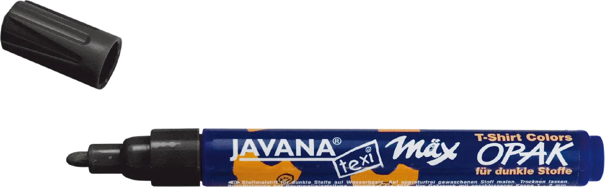 Kreul Textil Marker Opak medium schwarz