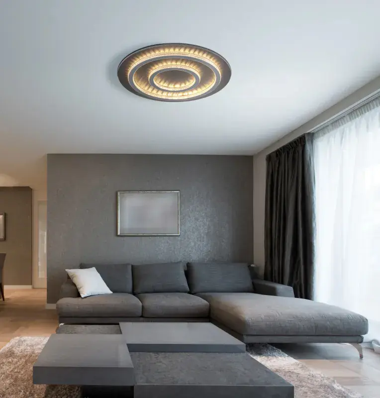 Globo Deckenleuchte Jayden Ø 55 x 6 cm schwarz CCT