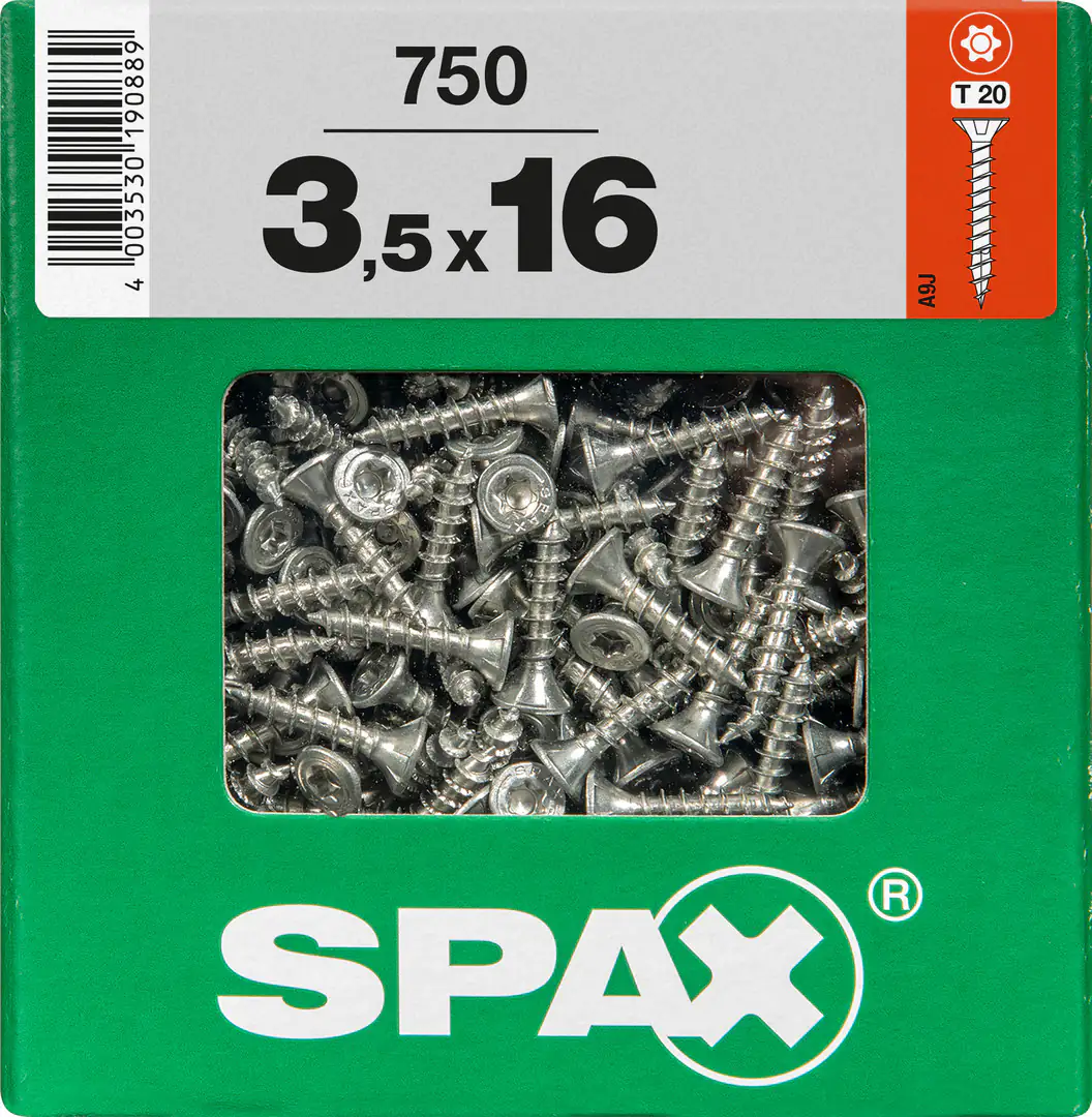 Spax Universalschrauben 3.5 x 16 mm TX 20 - 750 Stk.