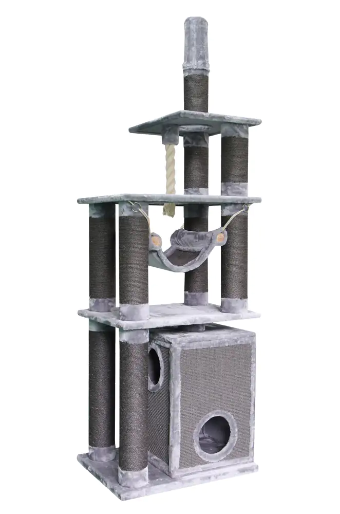 Nobby Kratzbaum Telde H 232 - 252 cm hellgrau