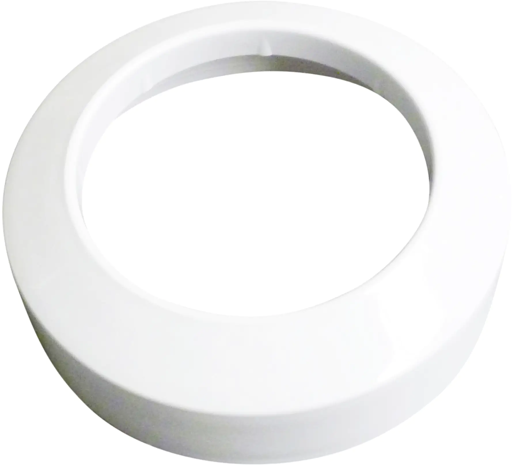 Wisa WC-Rosette weiß, 5 cm, flache Ausführung