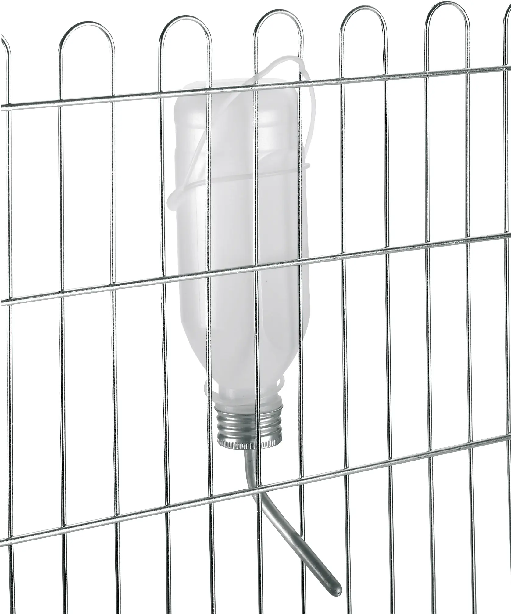 Kerbl Trinkflasche für Kaninchen Kunststoff mit Aluröhrchen