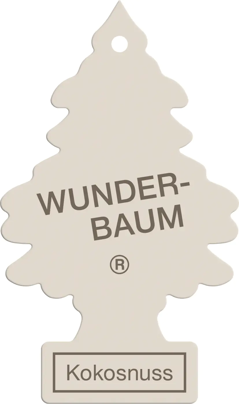 Wunderbaum Papierlufterfrischer Kokosnuss Wunderbaum Papierlufterfrischer Kokosnuss