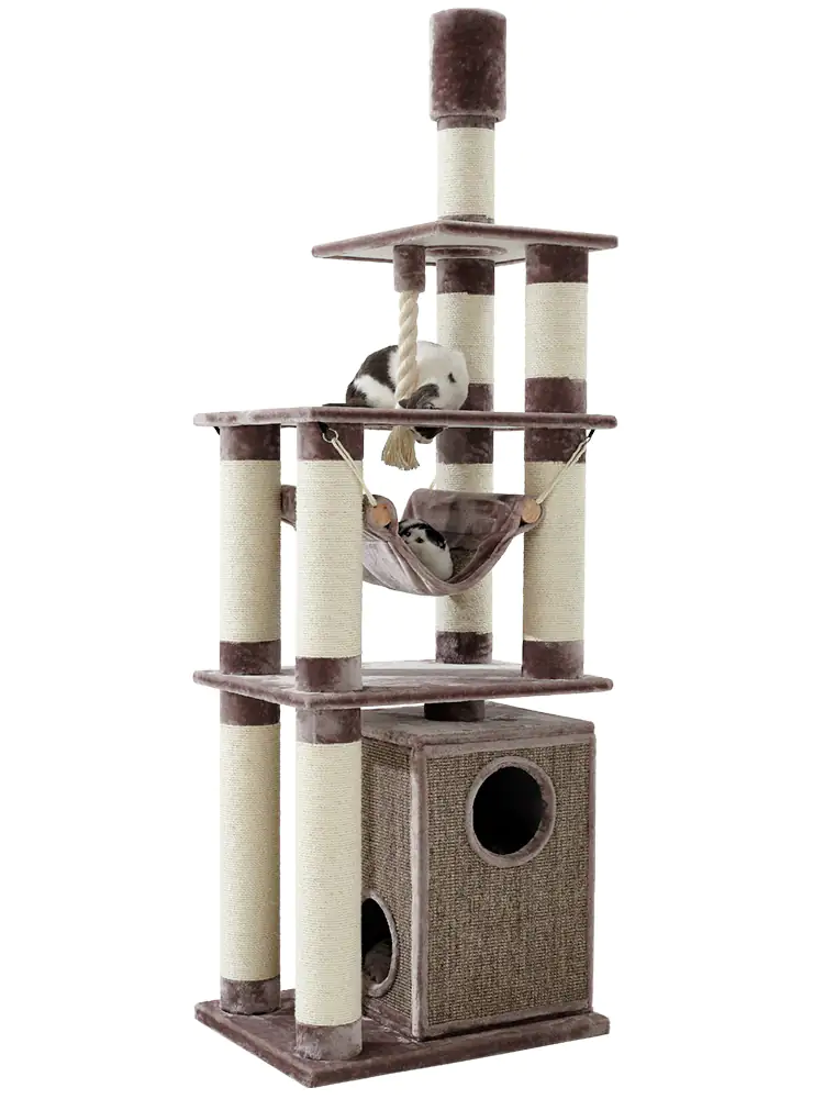 Nobby Kratzbaum Telde H 232-252 cm cappuccino