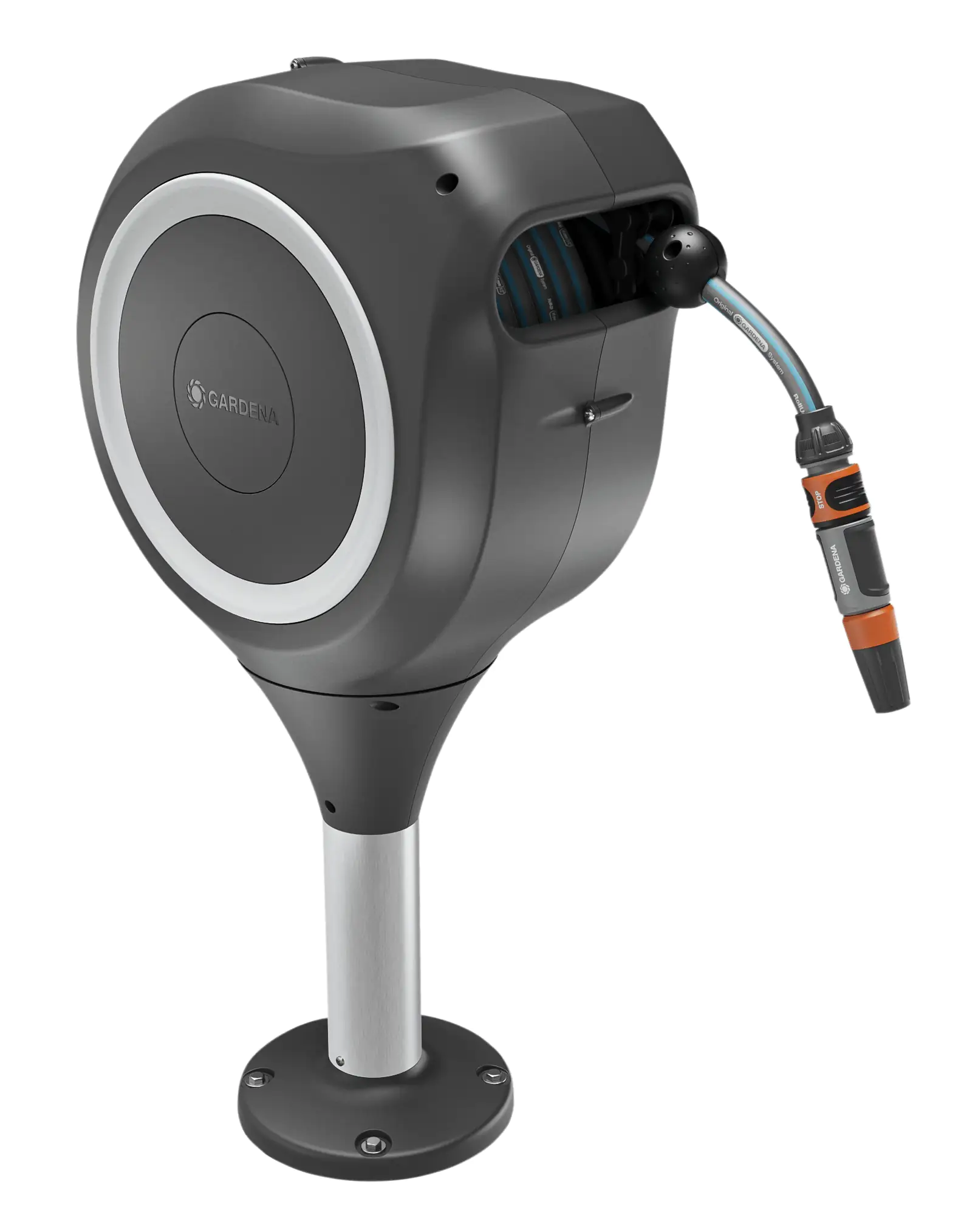 Gardena Terrassen-Schlauchbox RollUp M mit 20 m Schlauch automatisches Aufrollen Gardena Terrassen-Schlauchbox RollUp M mit 20 m Schlauch automatisches Aufrollen