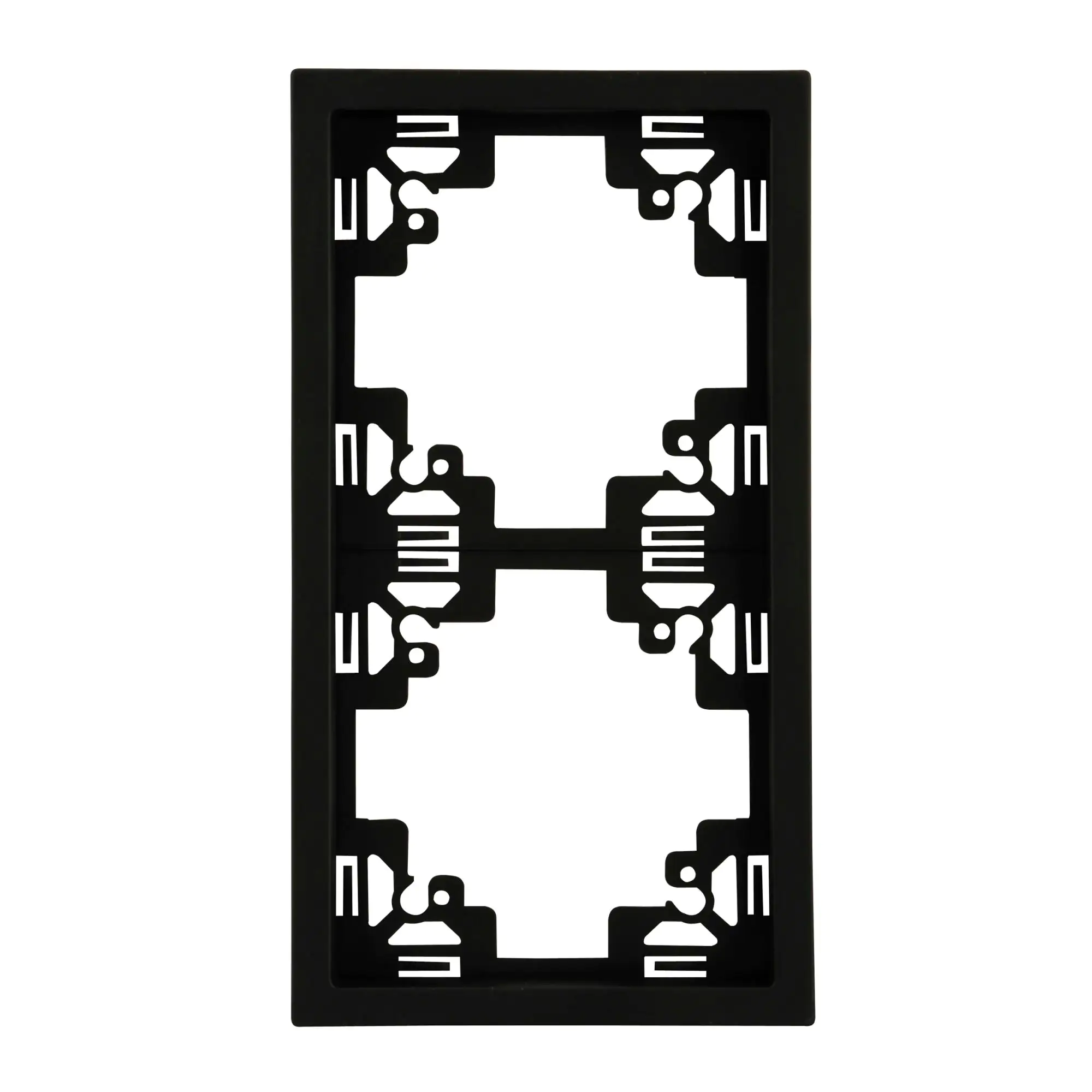 Unitec Abdeckrahmen 2-fach anthrazit, Serie Sao Paulo