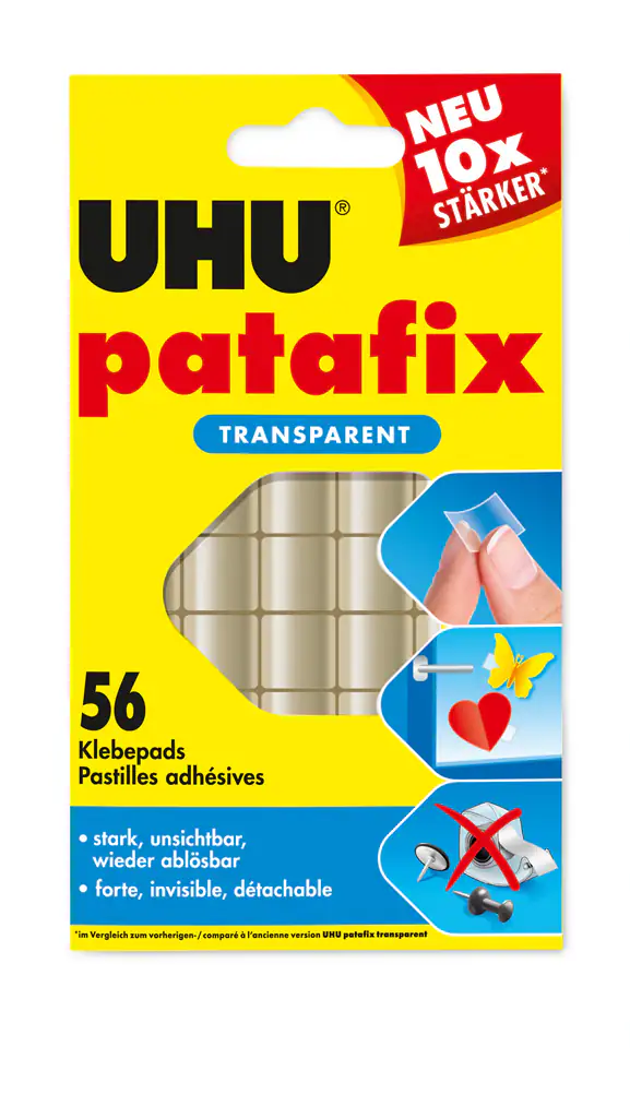 UHU patafix transparent 56 Stück UHU patafix transparent 56 Stück