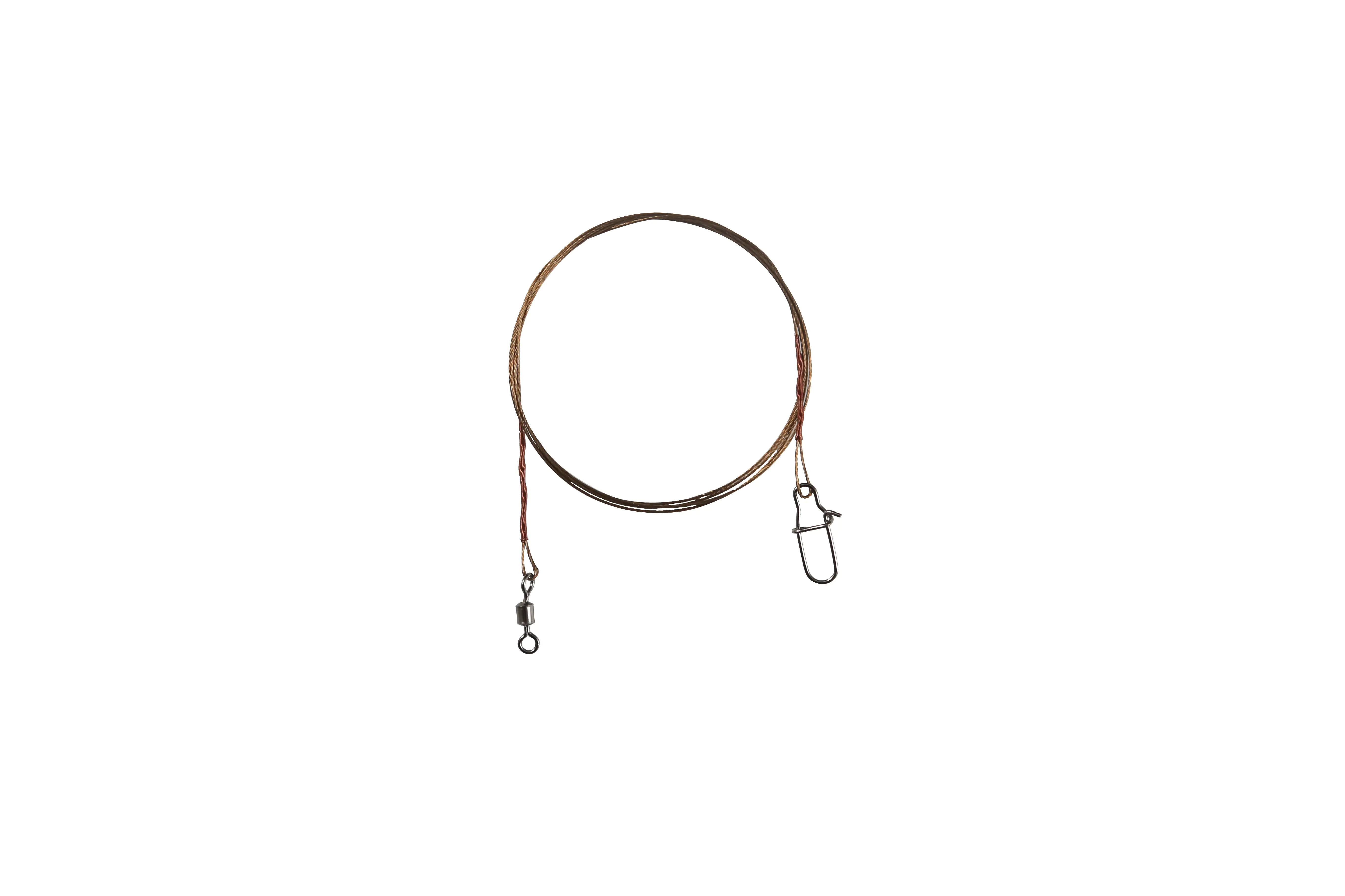 Paladin Edelstahlvorfach Wirbel+Snap Gr. 8 Tragkraft 9 kg/70cm 3 Stück