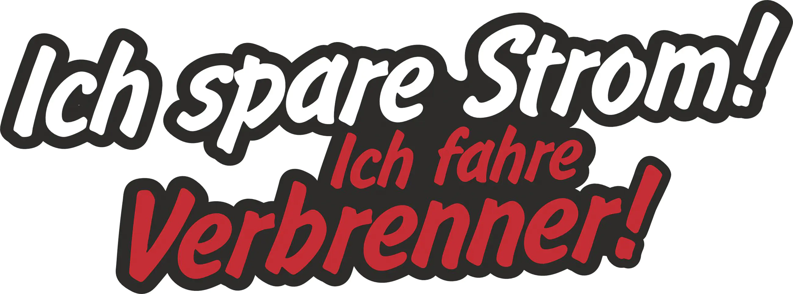 Hermann Schütz Aufkleber Ich spare Strom