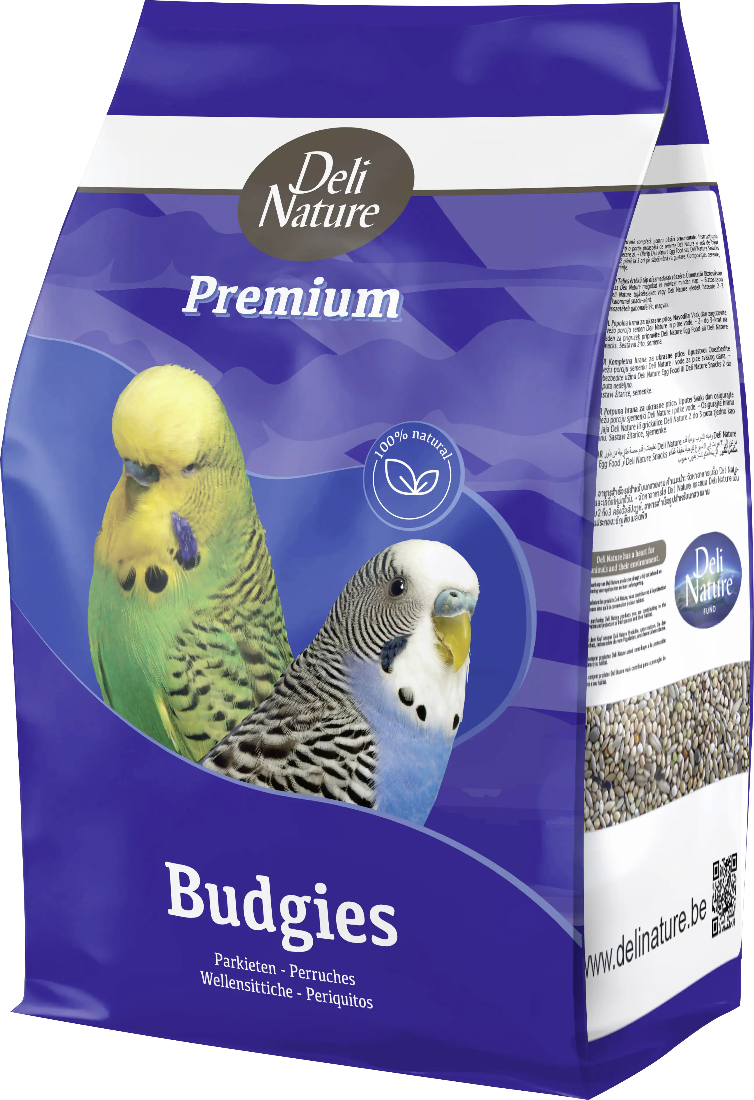 Deli Nature Premium Alleinfutter für Wellensittiche 4 kg