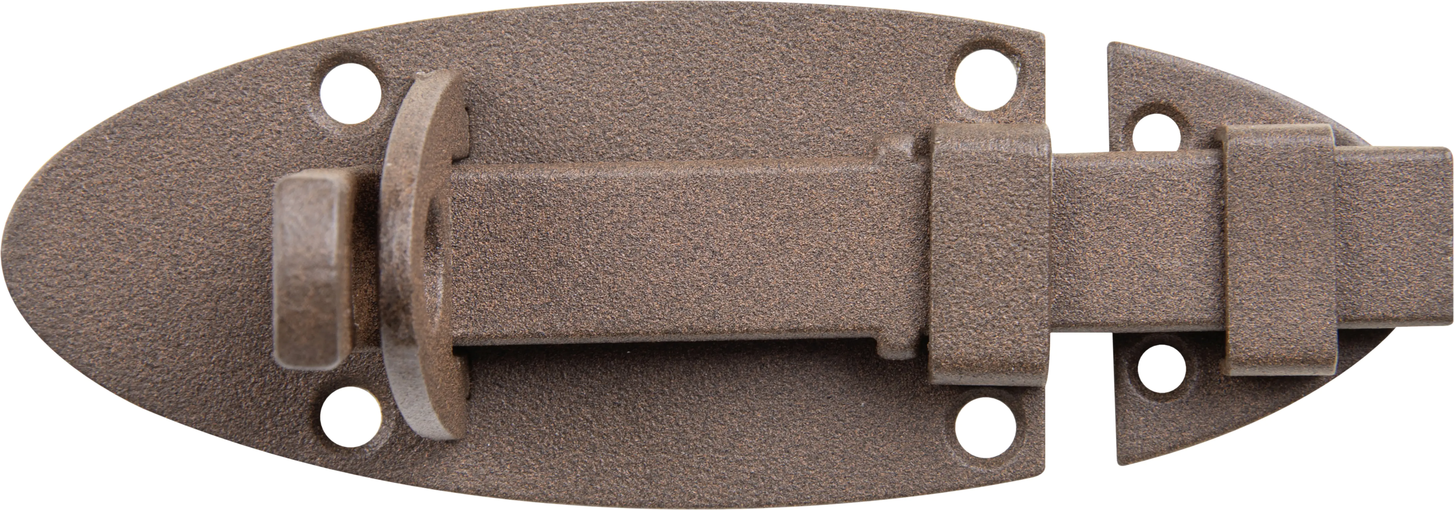 Alberts Duravis Schlossriegel rostbraun, 90 x 44 mm