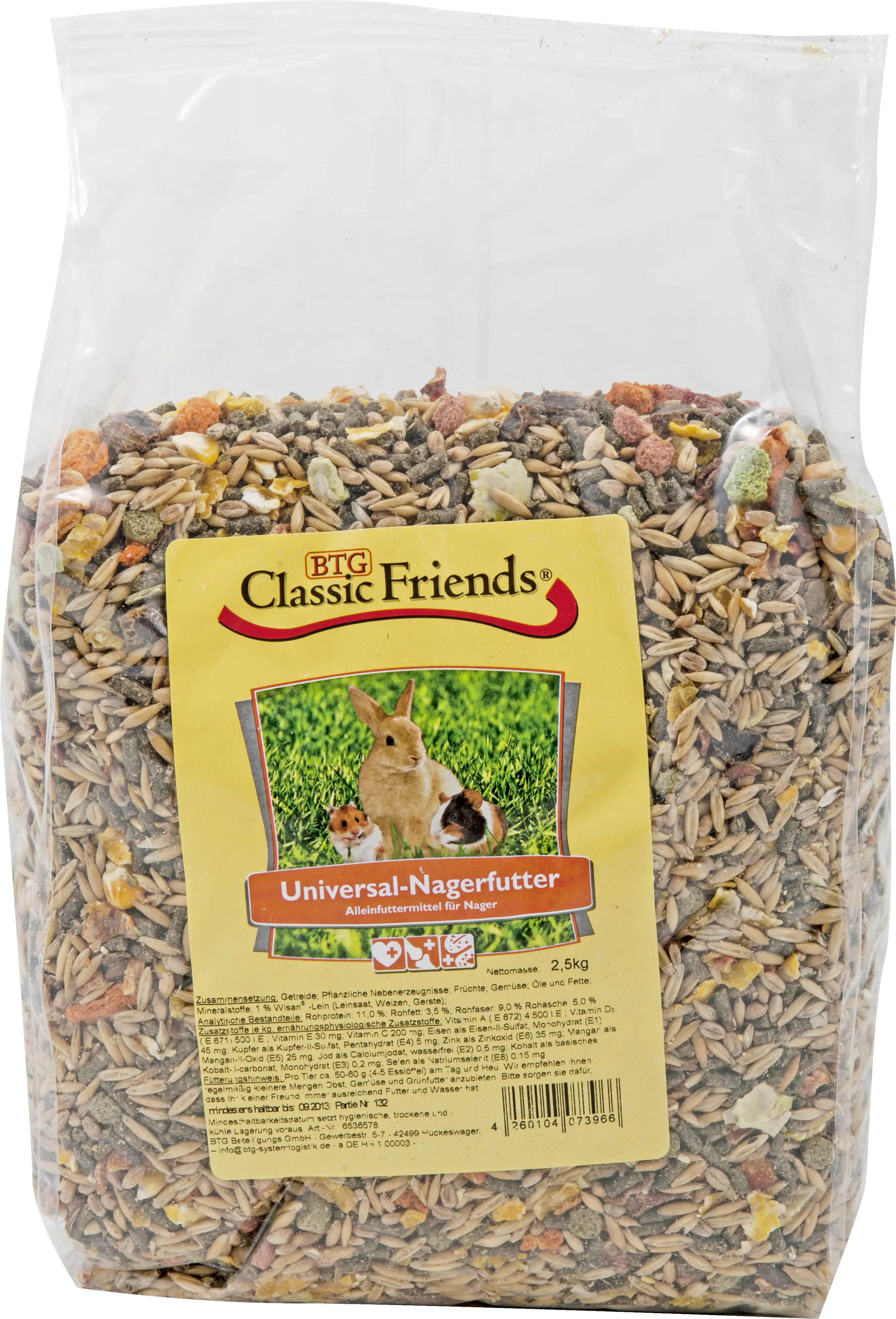 Classic Friends Universal Nagerfutter 2,5 kg