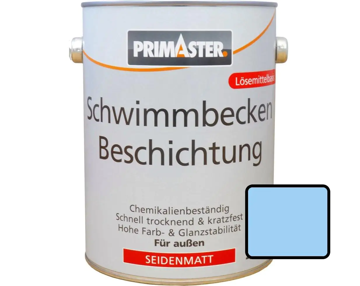 Primaster Schwimmbeckenbeschichtung 2,5 L poolblau seidenmatt Primaster Schwimmbeckenbeschichtung 2,5 L poolblau seidenmatt