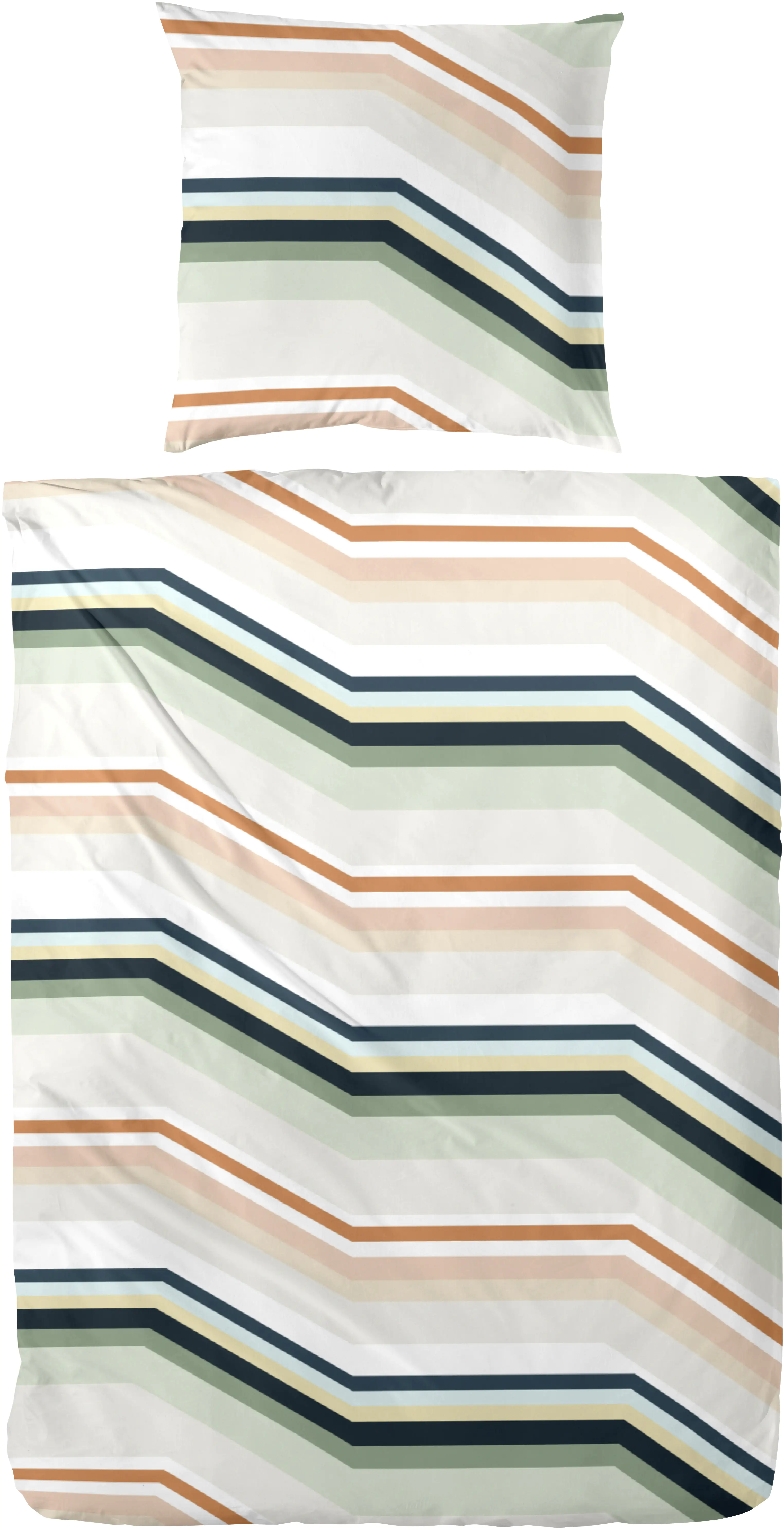 Vario Bettwäsche Renforce grün, 135 x 200 cm