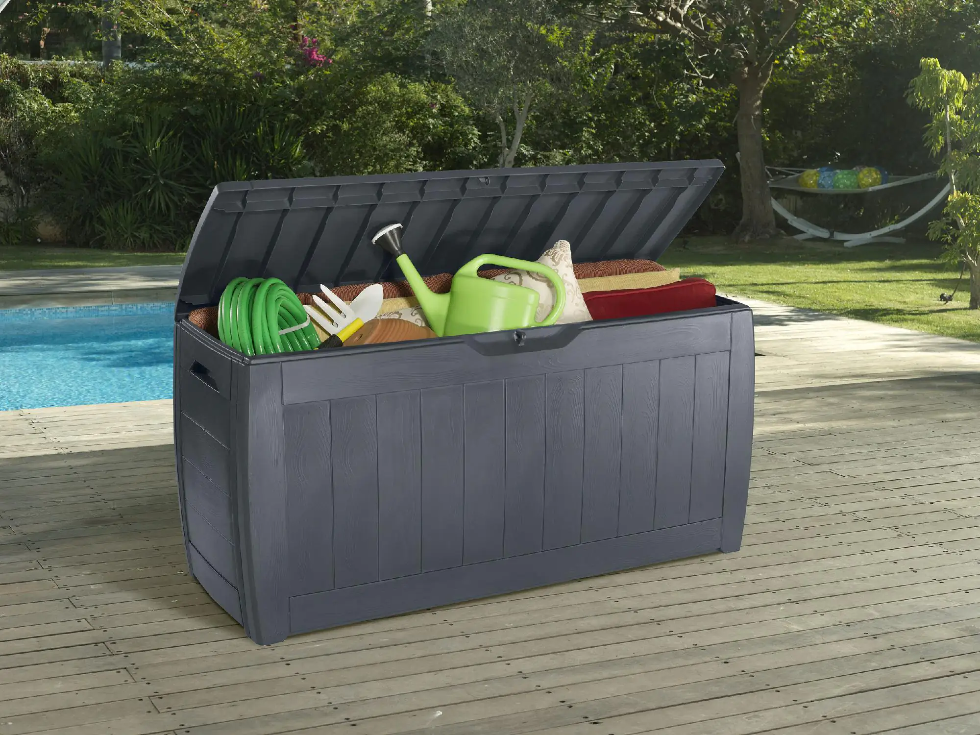 Keter Auflagenbox/Universalbox Hollywood 270 l, graphit,