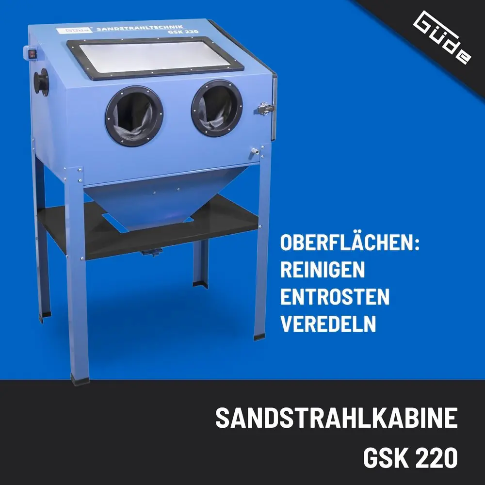 Güde Sandstrahlkabine GSK 220 l 7 bar