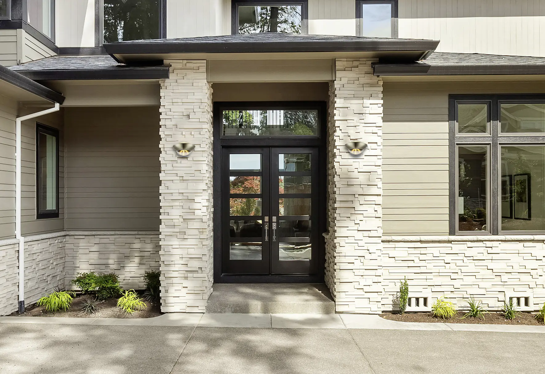 Globo LED Wandleuchte Sammy 16,5 x 11 cm Up & Down warmweiß