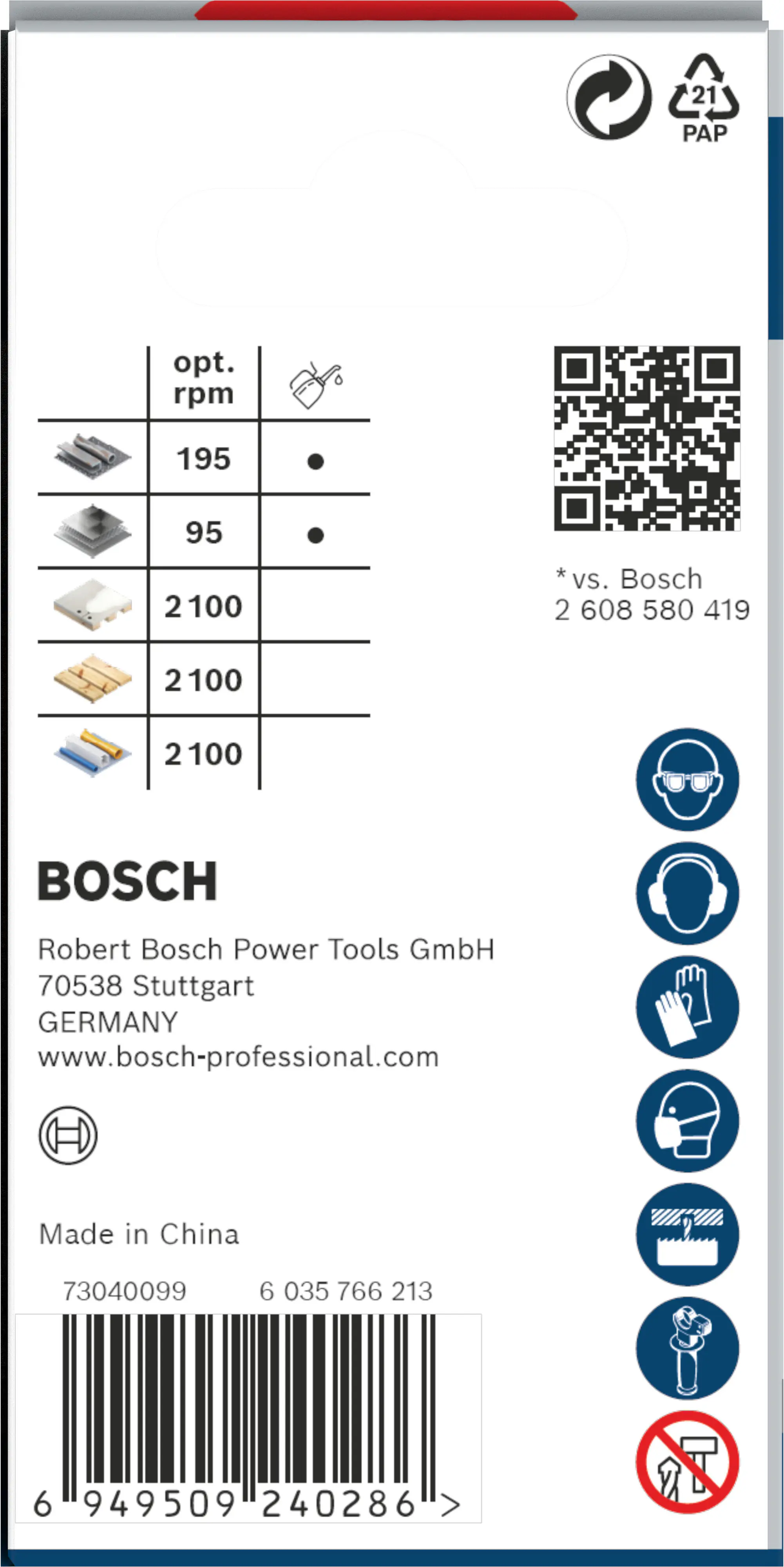 Bosch PRO Multi Material PC Plus Lochsäge 44 mm