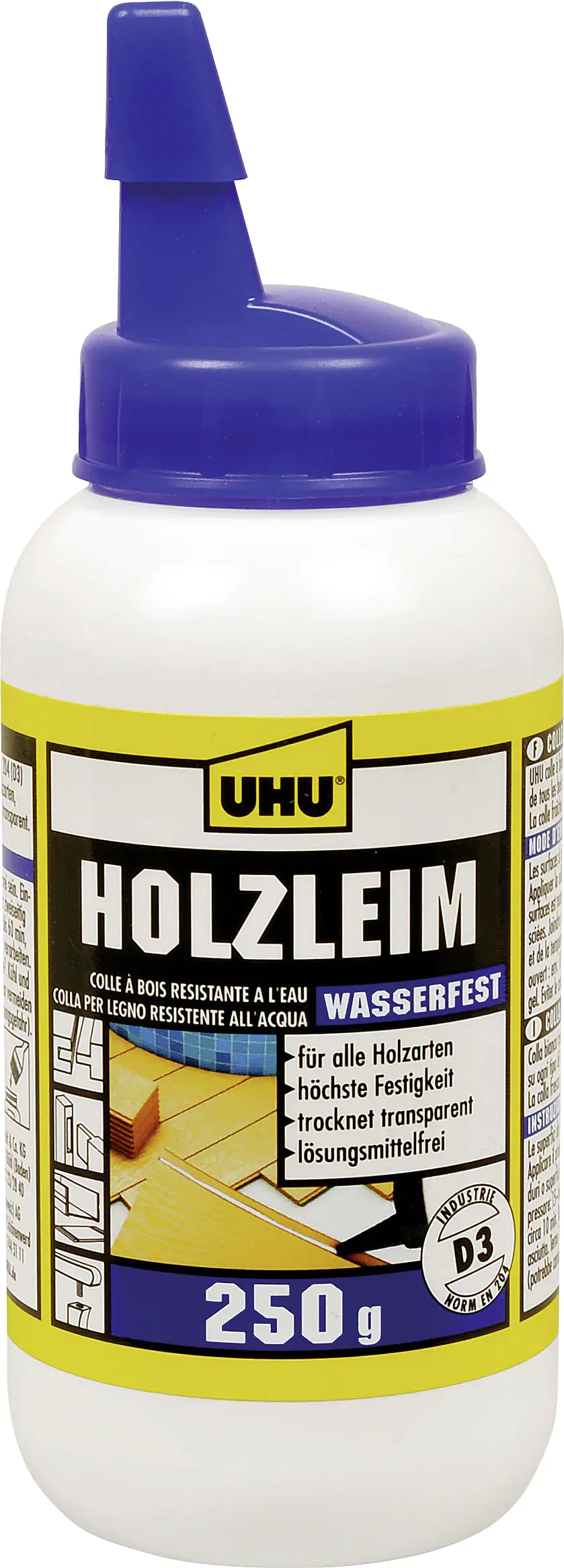 4026700485158_1125939 UHU Holzleim wasserfest 250 g