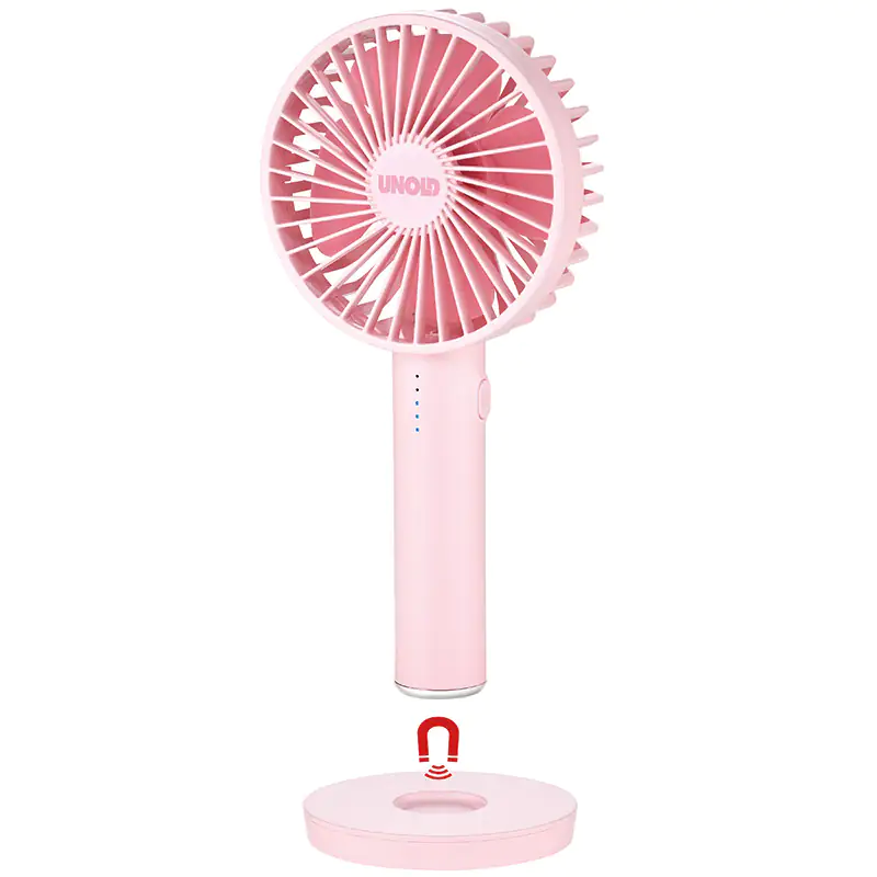 Unold Akku-Handventilator Breezy II pink