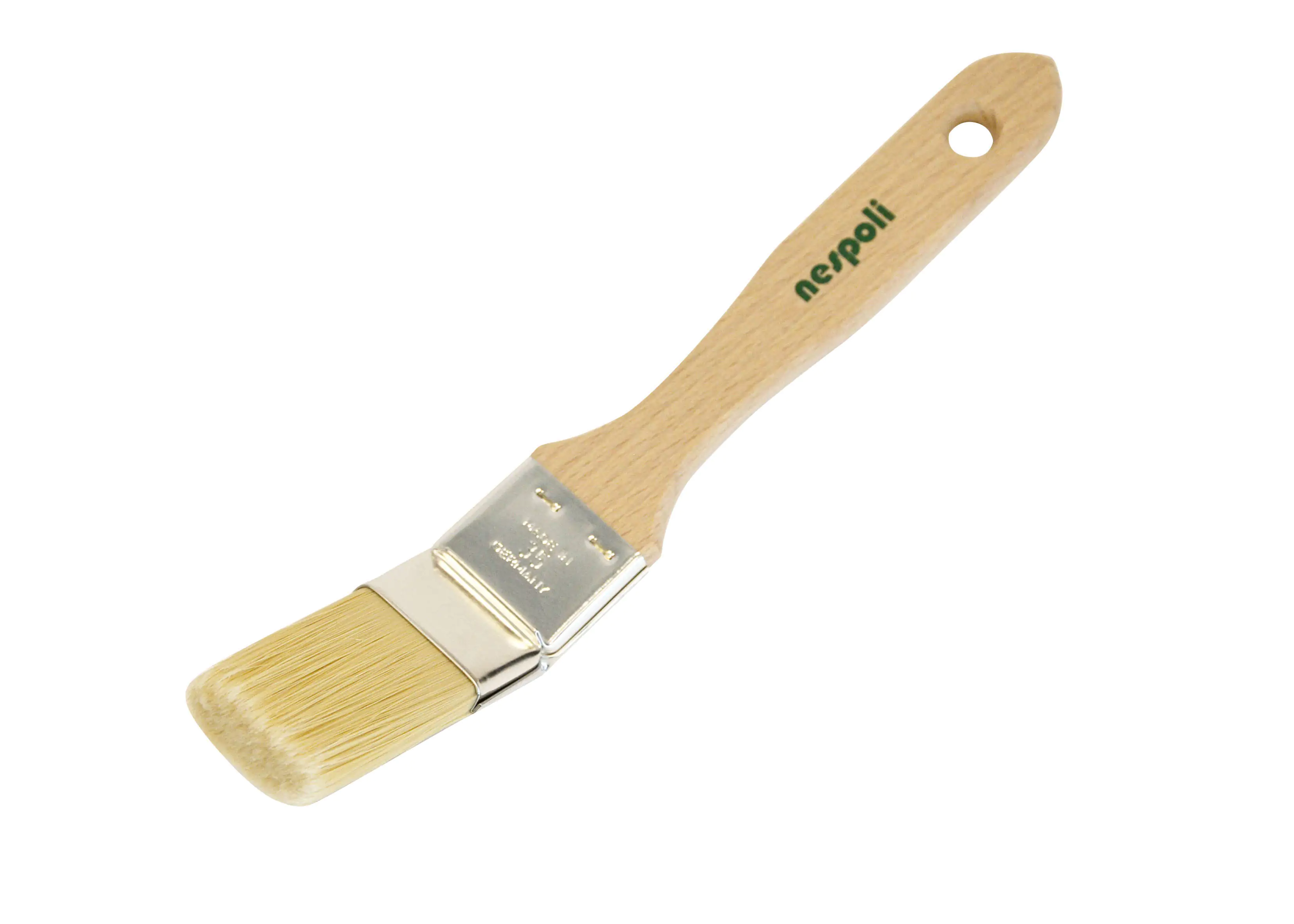 Nespoli FillPro Eckenpinsel kurzer Holzstiel, 35 mm