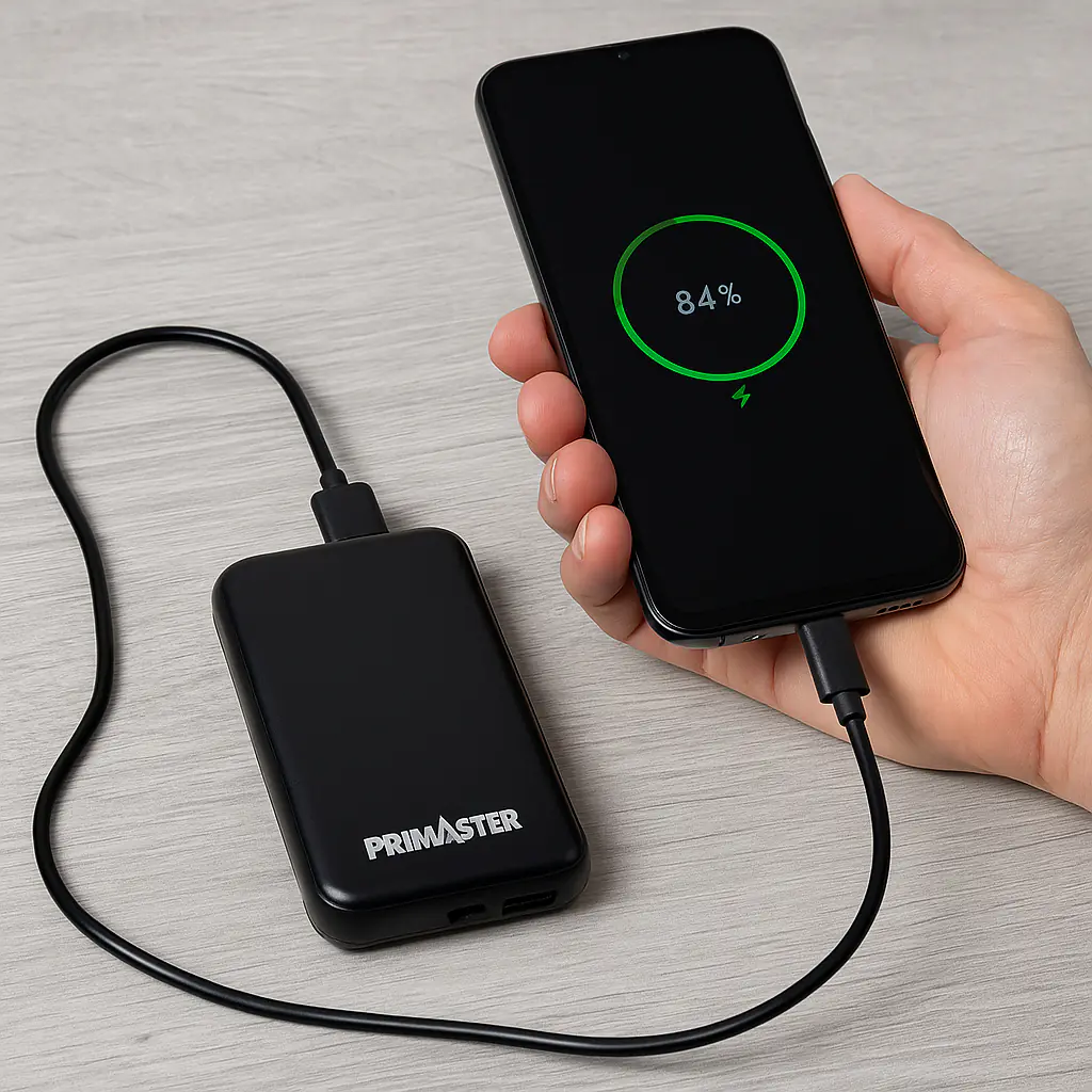 Primaster Powerbank P78 5000 mAh schwarz Primaster Powerbank P78 5000 mAh schwarz
