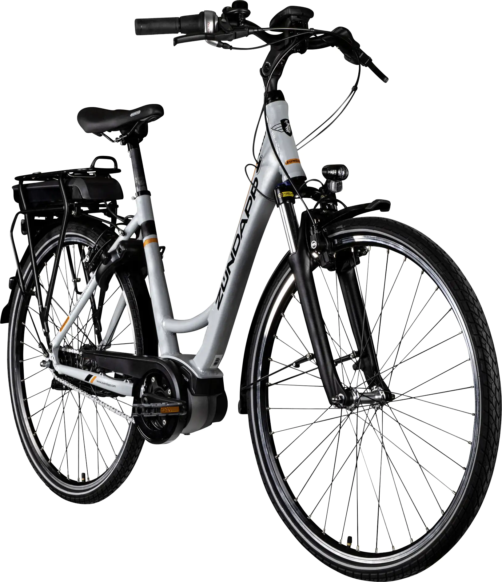 Zündapp E-Bike City X200 28 Zoll 7-Gang 400 Wh silber