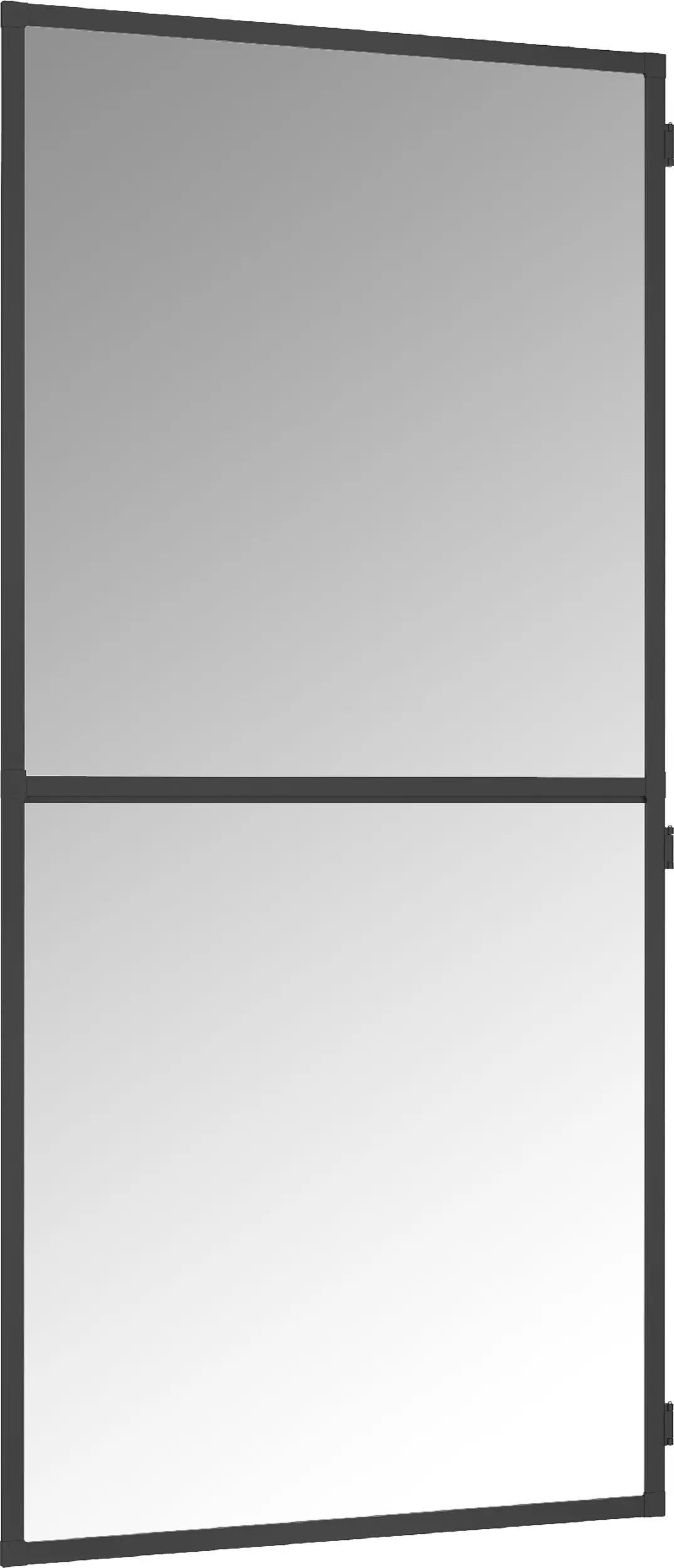 TrendLine Fliegenschutz-Tür 100 x 210 cm schwarz/anthrazit kürzbar