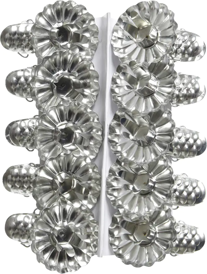 Kaemingk Kerzenhalter auf Klammer silberfarben