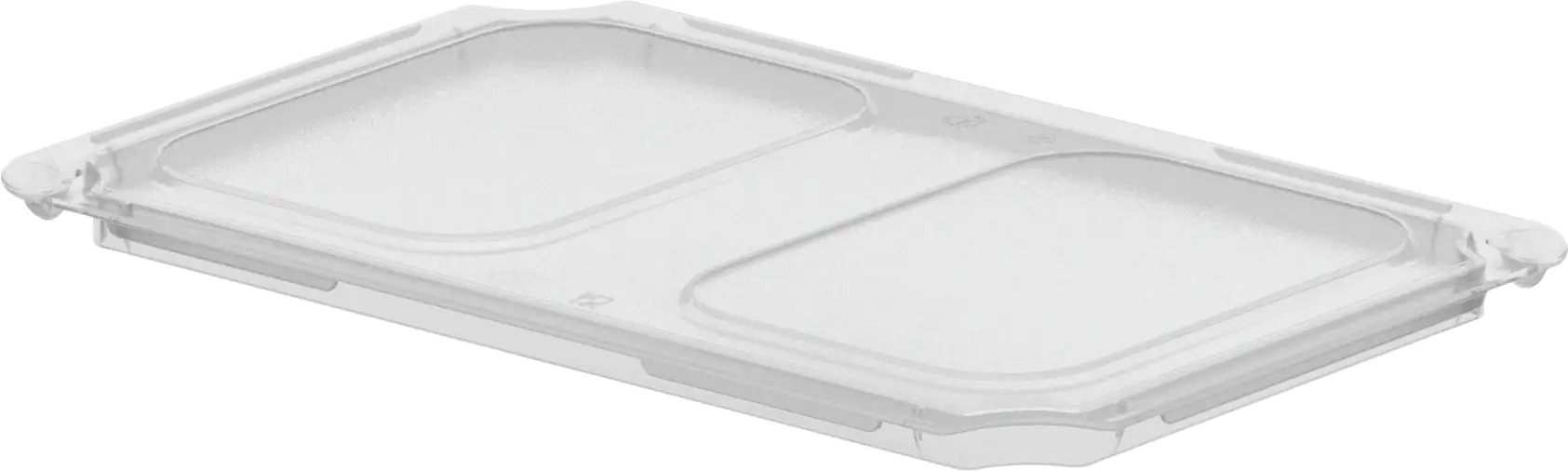 Surplus Systems Klickdeckel für Einsatzkasten 1/4, transparent Surplus Systems Klickdeckel für Einsatzkasten 1/4, transparent