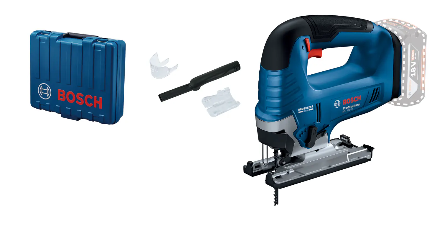 Bosch Professional Akku-Stichsäge GST 18V-125 B Solo Bosch Professional Akku-Stichsäge GST 18V-125 B Solo
