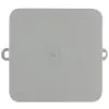 REV Abzweigkasten ohne Klemmleiste Aufputz 10 x 10 cm grau  REV Abzweigkasten ohne Klemmleiste Aufputz 10 x 10 cm grau
