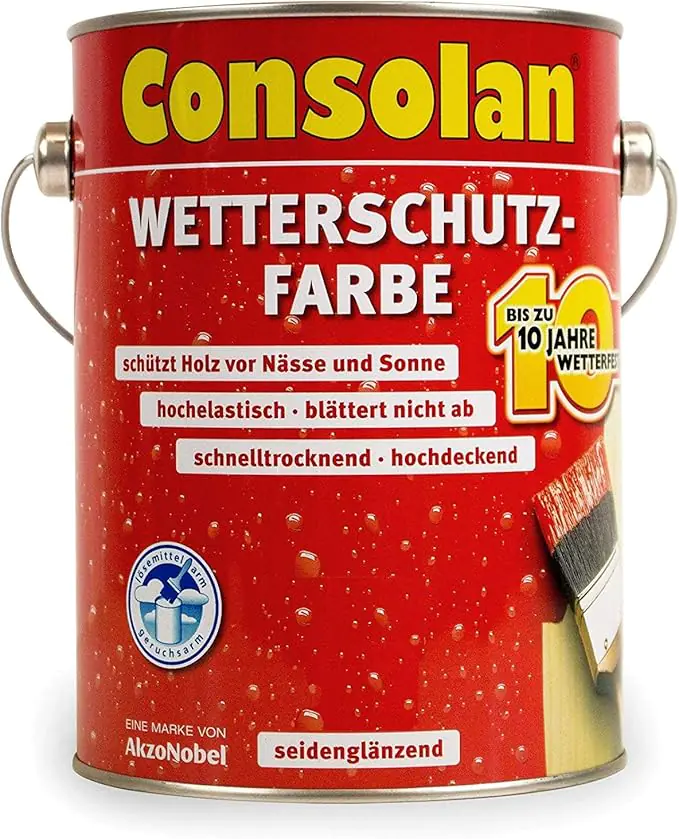 Consolan Wetterschutz-Farbe 0,75 L kieselweiss Consolan Wetterschutz-Farbe 0,75 L kieselweiss