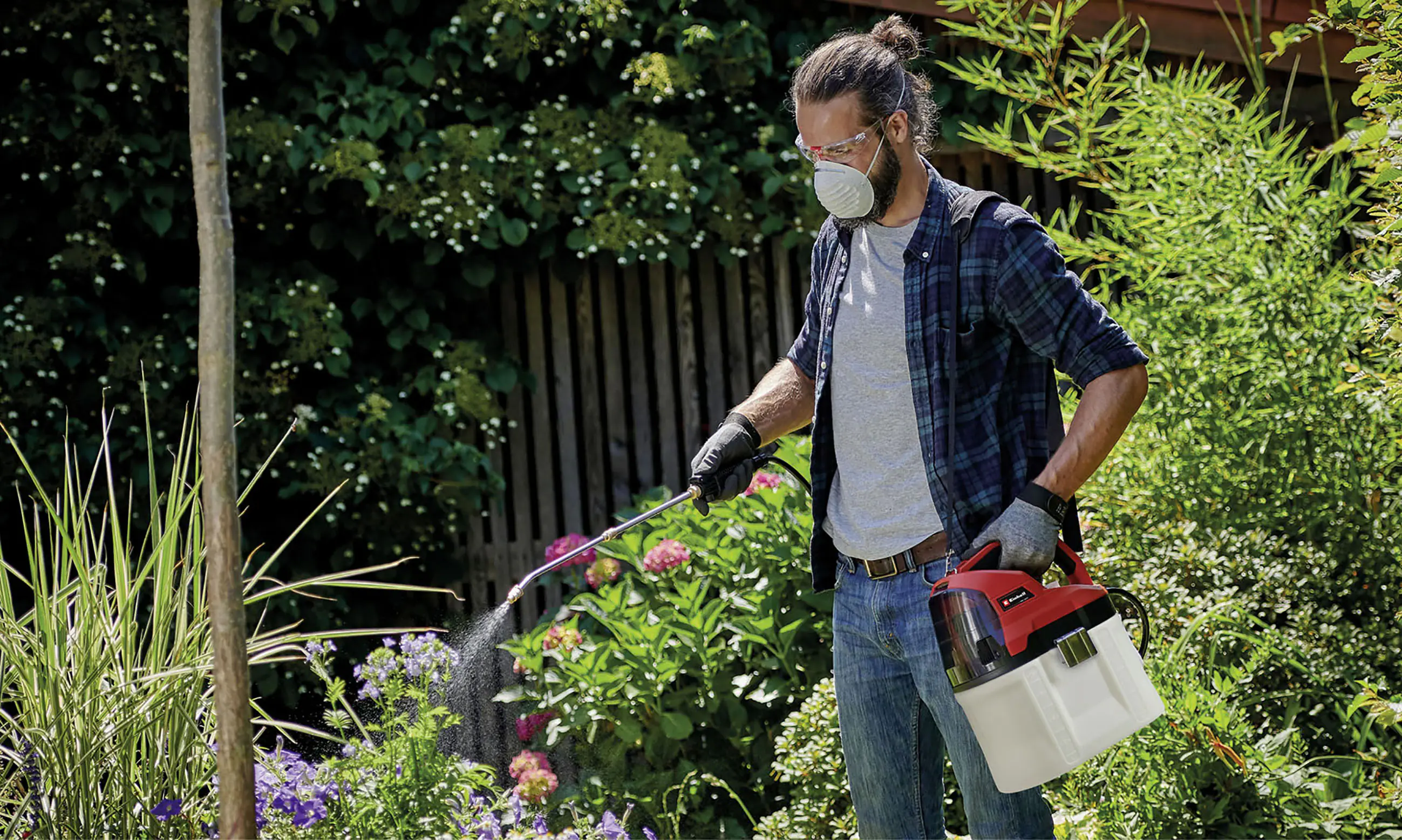 Einhell Akku Drucksprühgerät GE-WS 18/75 Li-Solo 60 l/h Durchflussmenge