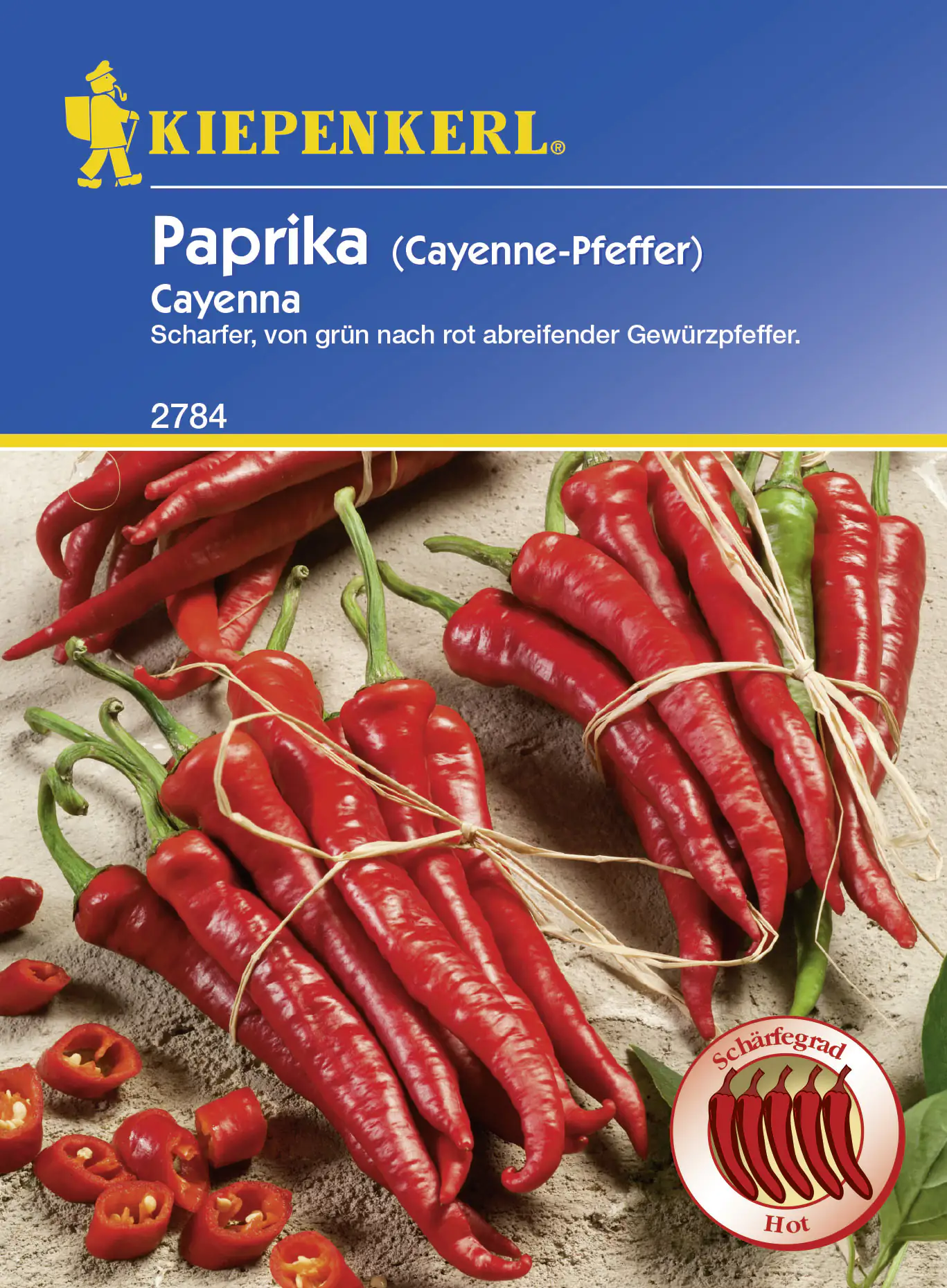 Kiepenkerl Gewürzpaprika Cayenna ca. 100 Pflanzen