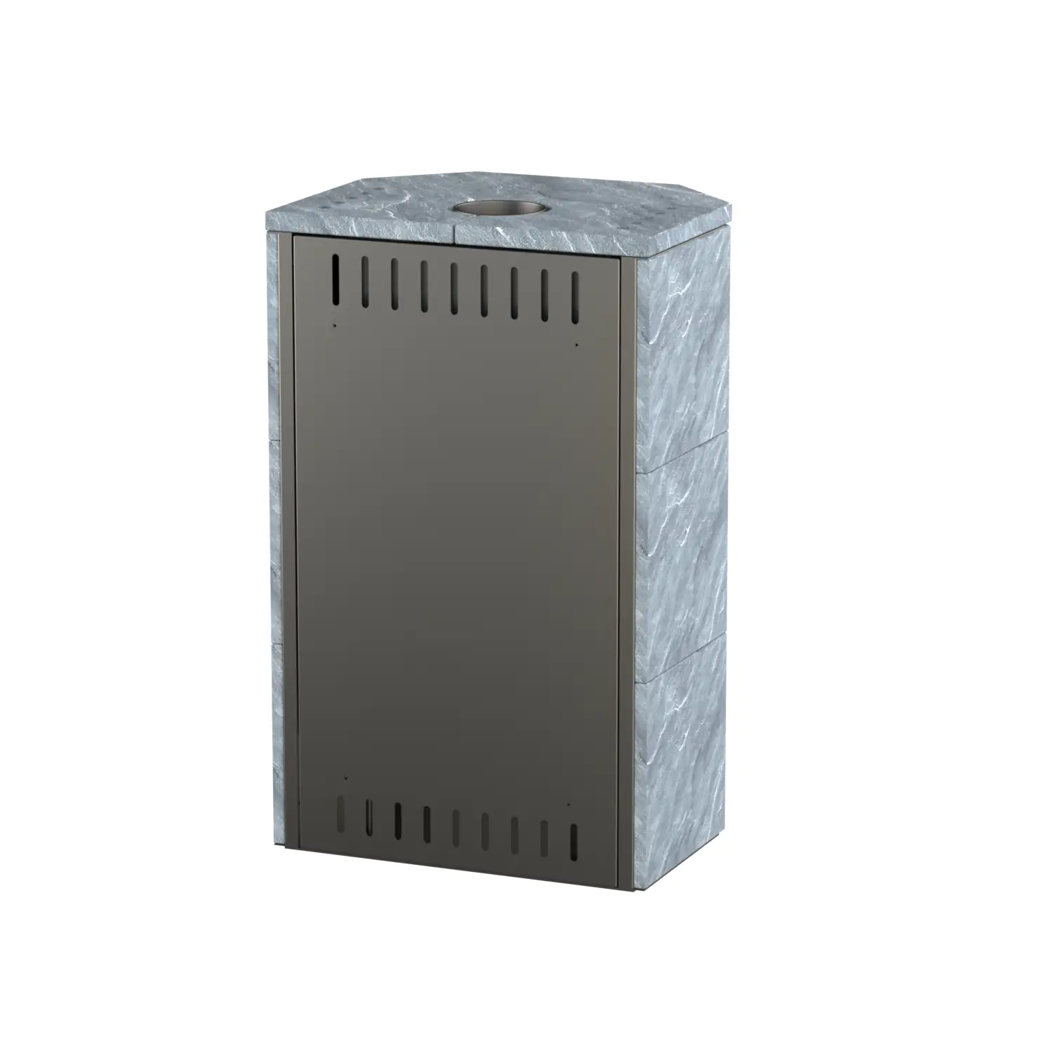 Thermia Kaminofen Bali Max Naturstein grau 8,5 kW