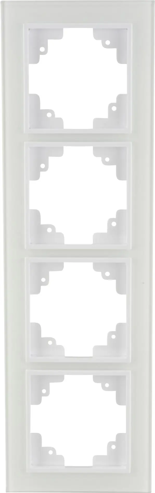 Unitec Abdeckrahmen Melbourne 4-fach echtglas Unitec Abdeckrahmen Melbourne 4-fach echtglas