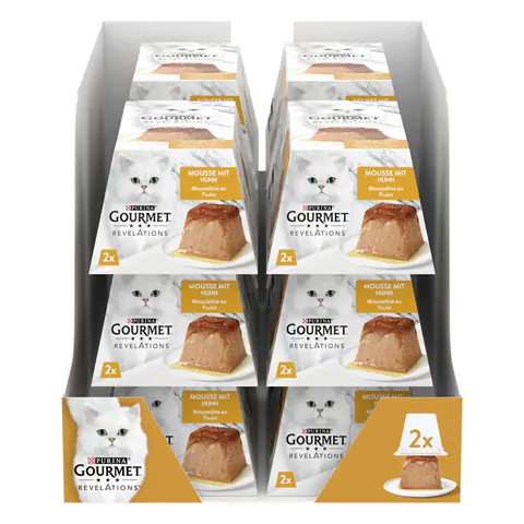 Gourmet Revelations Katzenfutter Mousse mit Huhn 2 x 57 g