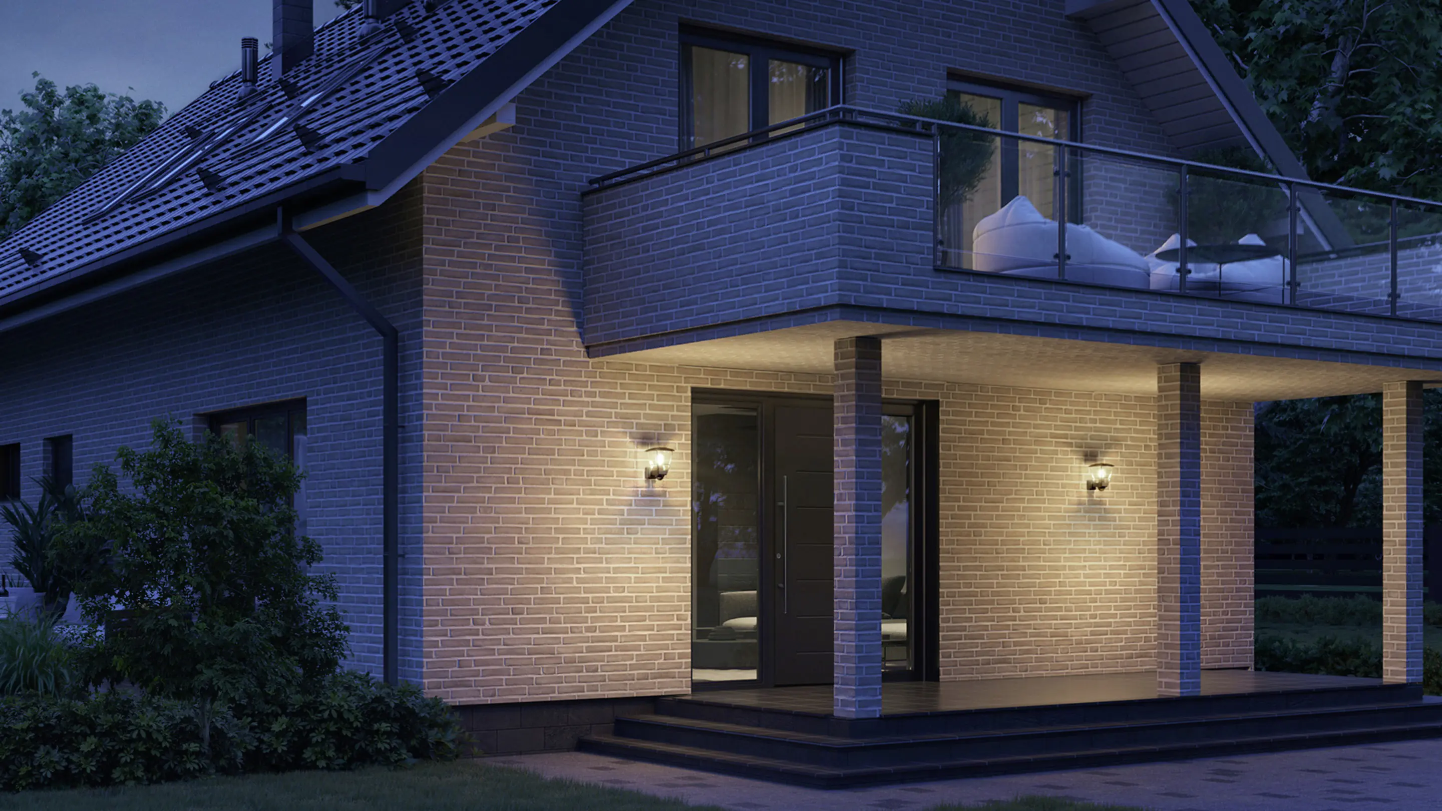 Steinel Außenleuchte L 10 S E27, schwarz, Bewegungsmelder