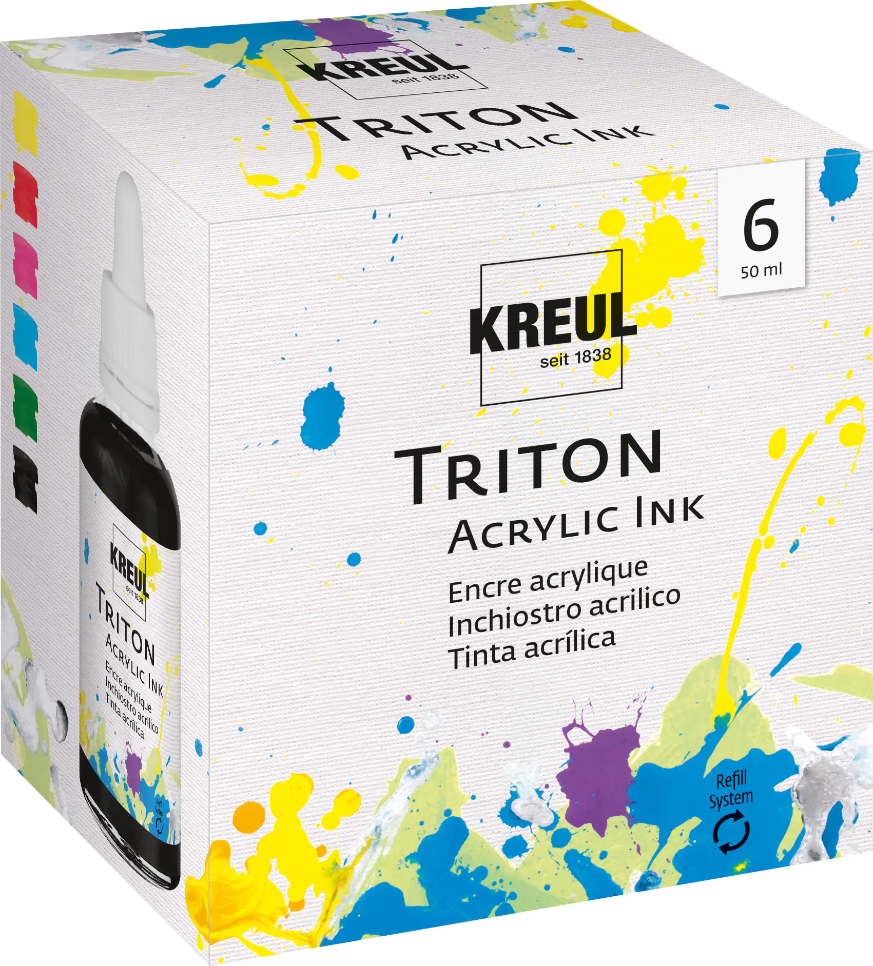 Kreul Triton Acrylic Ink 50 ml 6er Set