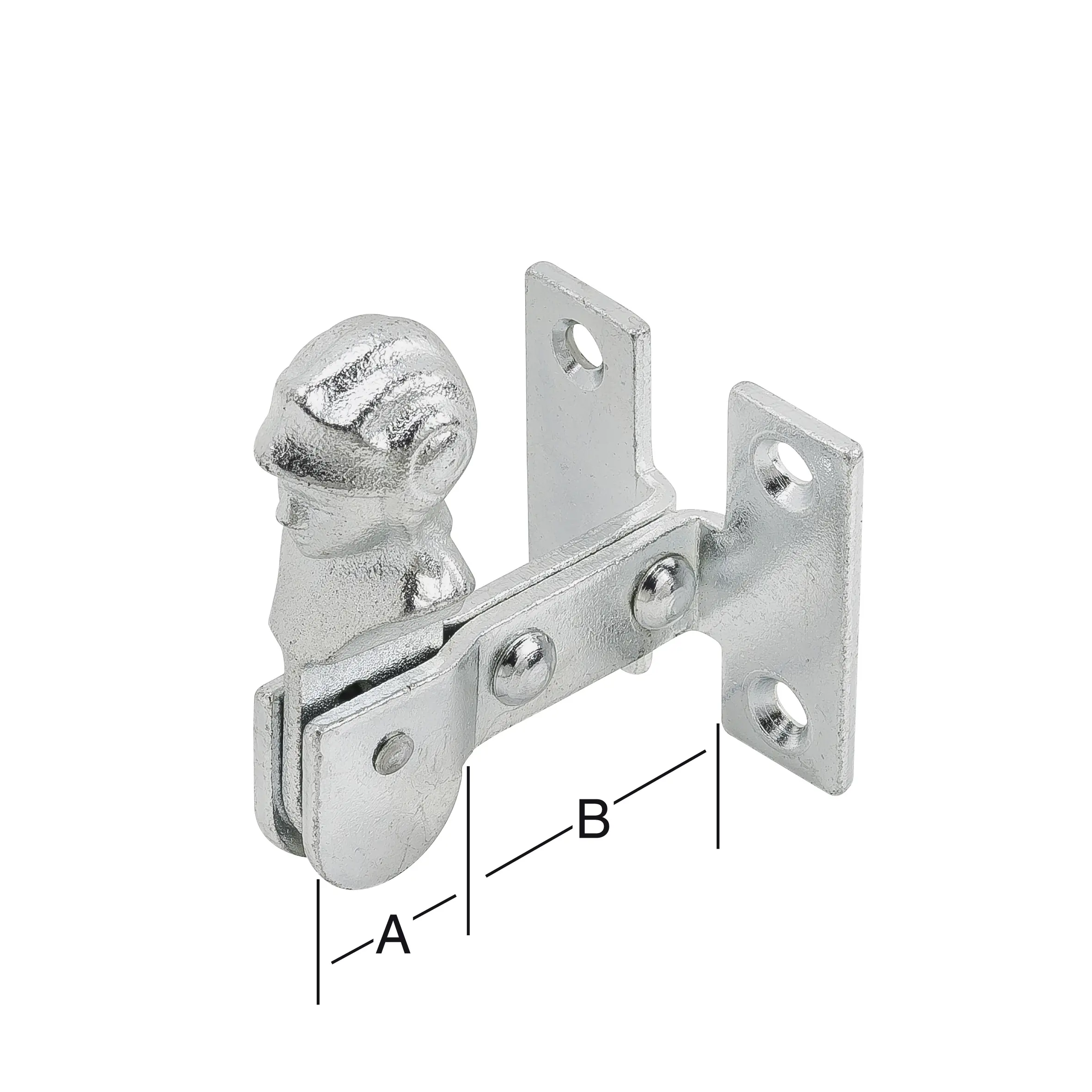 Vormann Fensterladenfeststeller verzinkt 25 x 35 mm