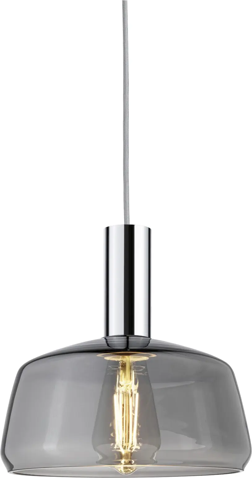 Paulmann Leuchtenschirm Neila URail 2Easy Schirm Neila Rauchglas Glas