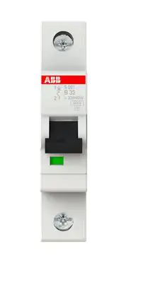 ABB Leitungsschutzschalter B32 32A, 1-polig, S201-B32 ABB Leitungsschutzschalter B32 32A, 1-polig, S201-B32