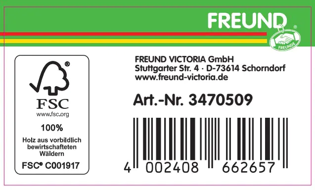 Freund Victoria Großraumbesen 50 cm Arengaborsten ohne Stiel