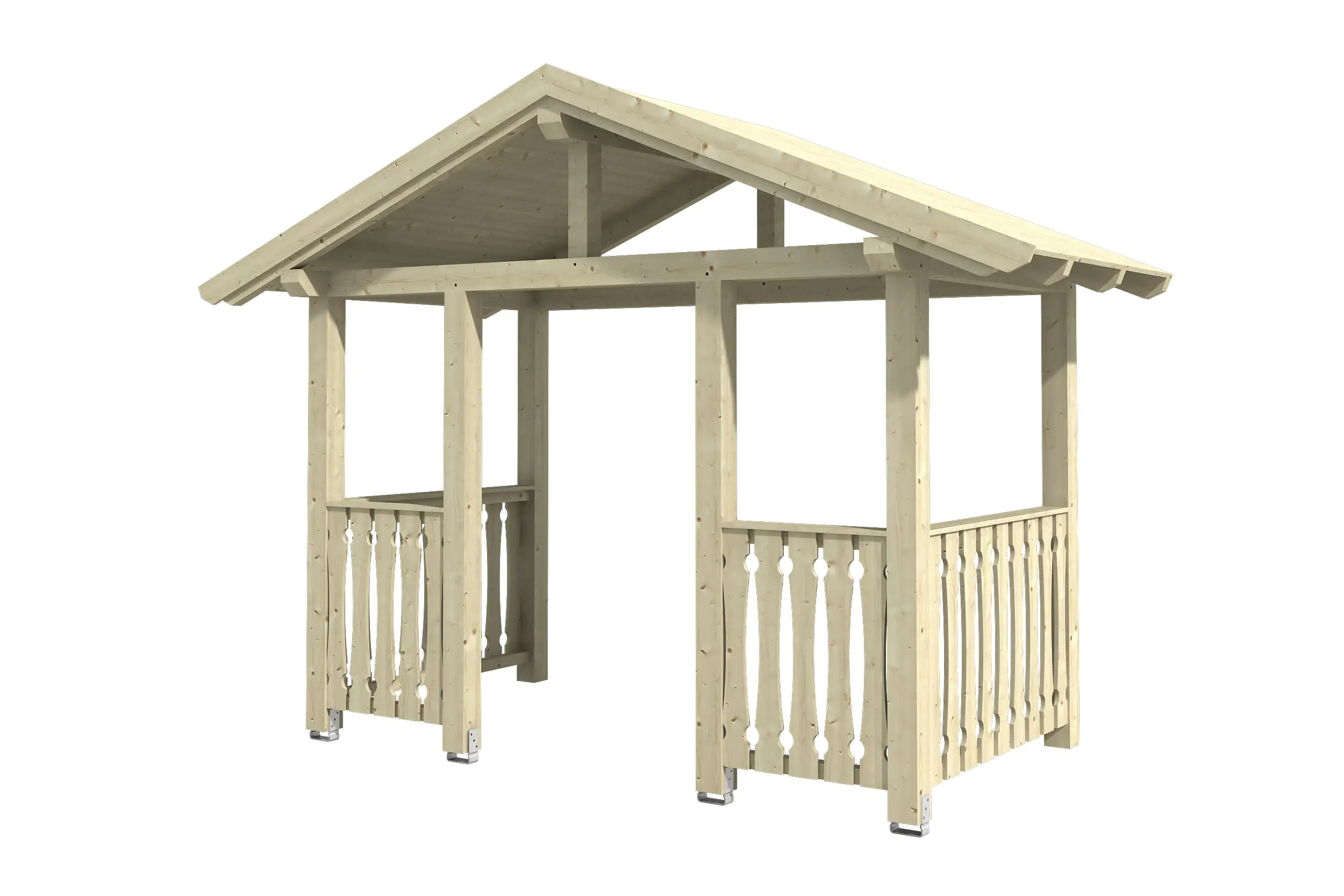 SKAN HOLZ Vordach Stralsund Typ 8 360 x 187 cm, natur