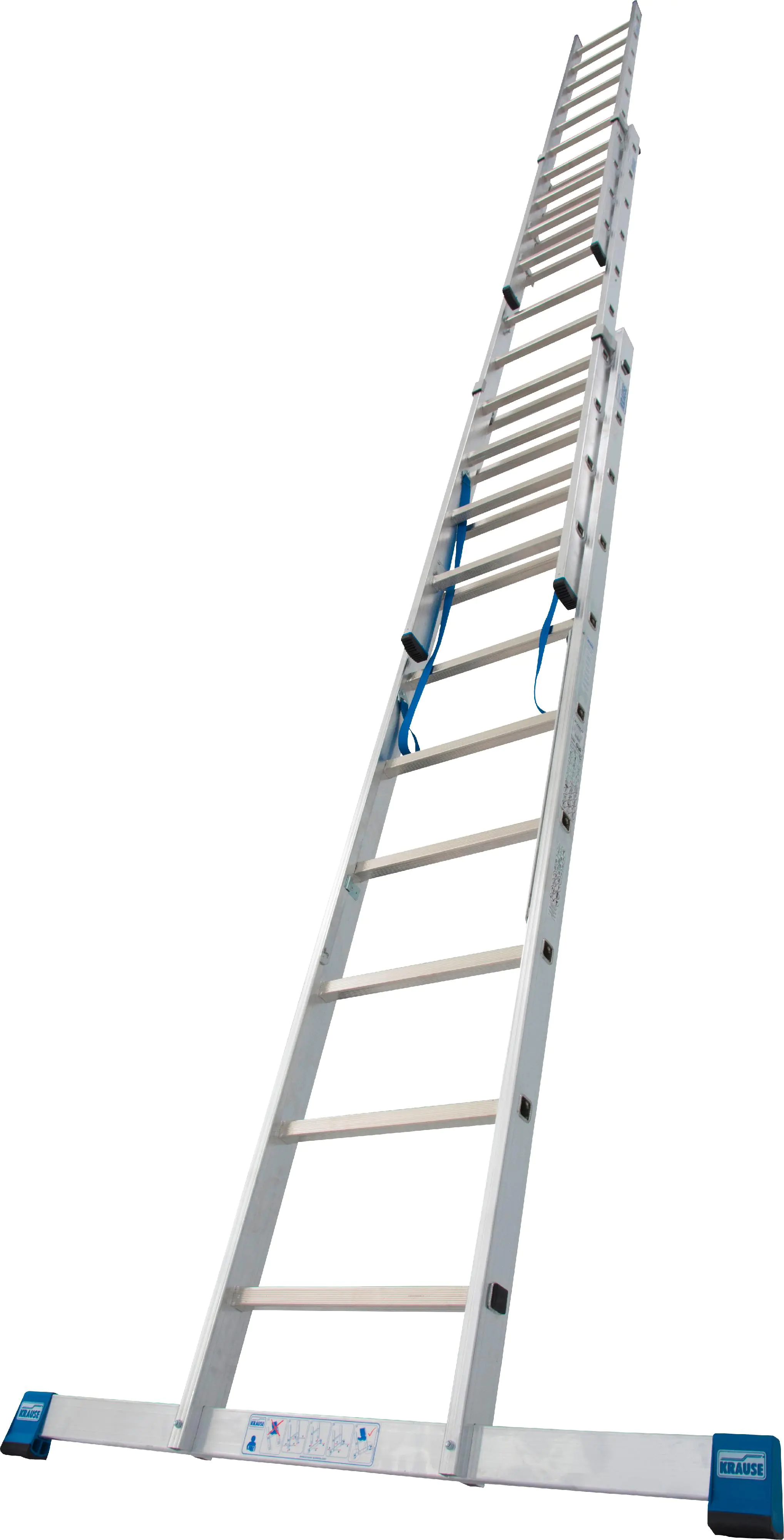 Krause Aluminium-Mehrzweckleiter STABILO mit Treppenfunktion 7,65 m