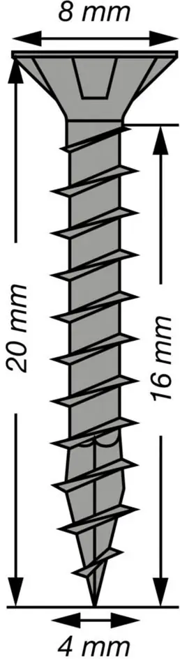 Spax Universalschrauben 4 x 20 mm T20 Vollgewinde - 100 Stk.  Spax Universalschrauben 4 x 20 mm T20 Vollgewinde - 100 Stk.