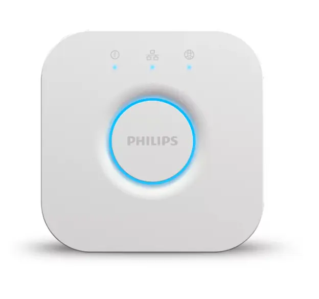 Philips Hue Bridge weiß max. 10 Zubehör + 50 Lampen Philips Hue Bridge weiß max. 10 Zubehör + 50 Lampen