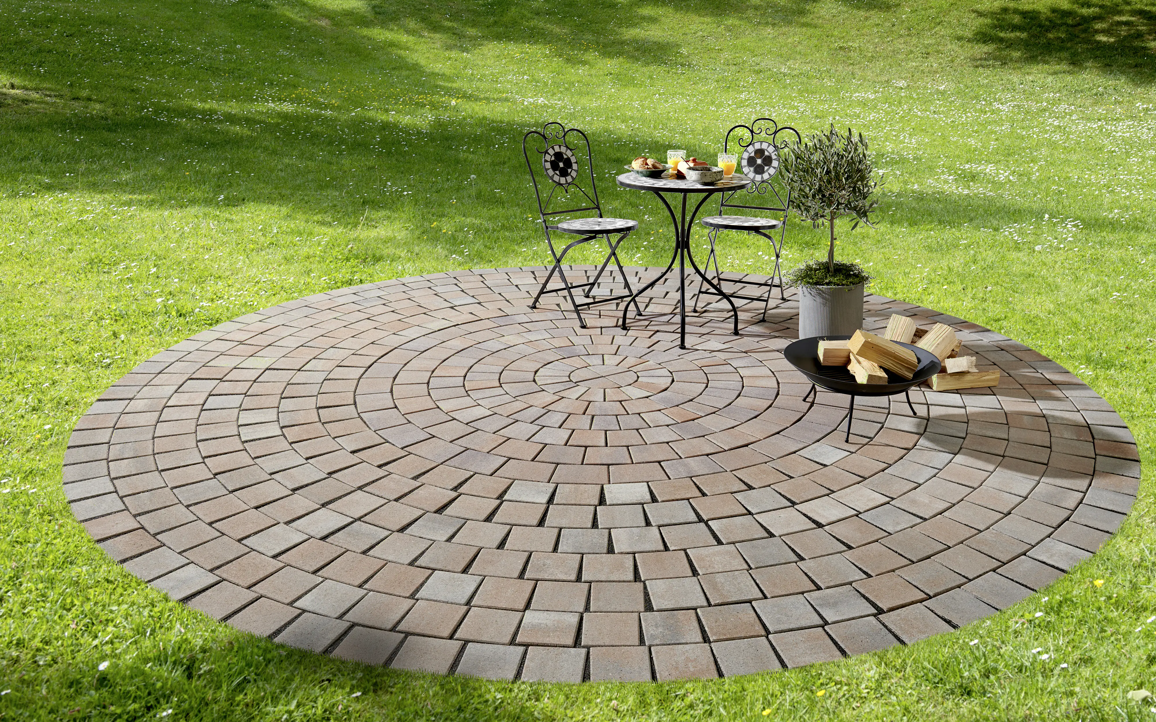 Kann Pflasterkeis Casalina Ø 197 cm jura-nuanciert